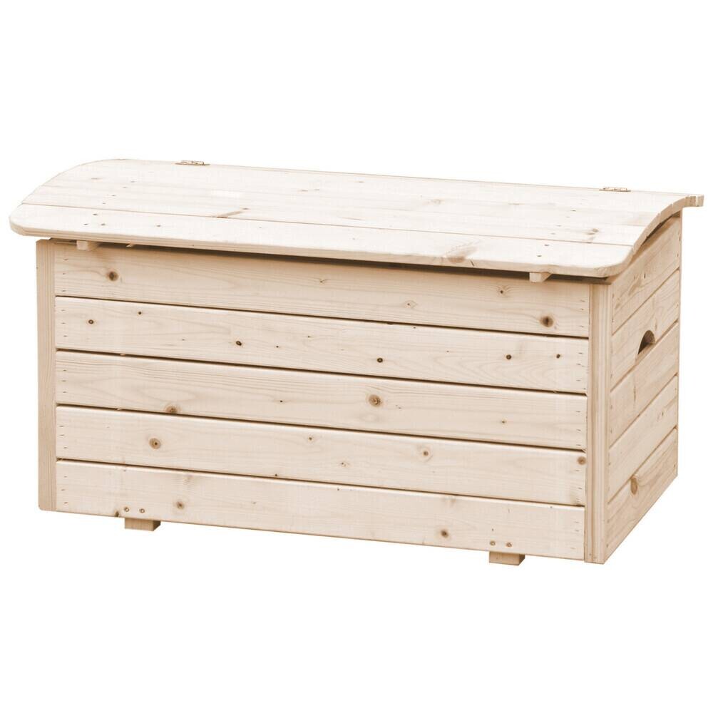 Timbela Aufbewahrungsbox M034 natur Holz B/H/L: ca. 80x47x50 cm