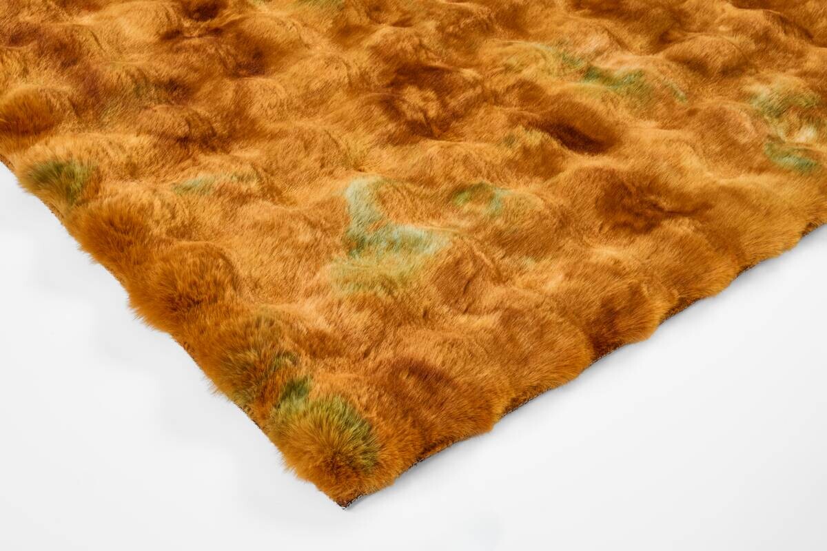 Fellimitat Moyo Batik gold B/L: ca. 120x160 cm