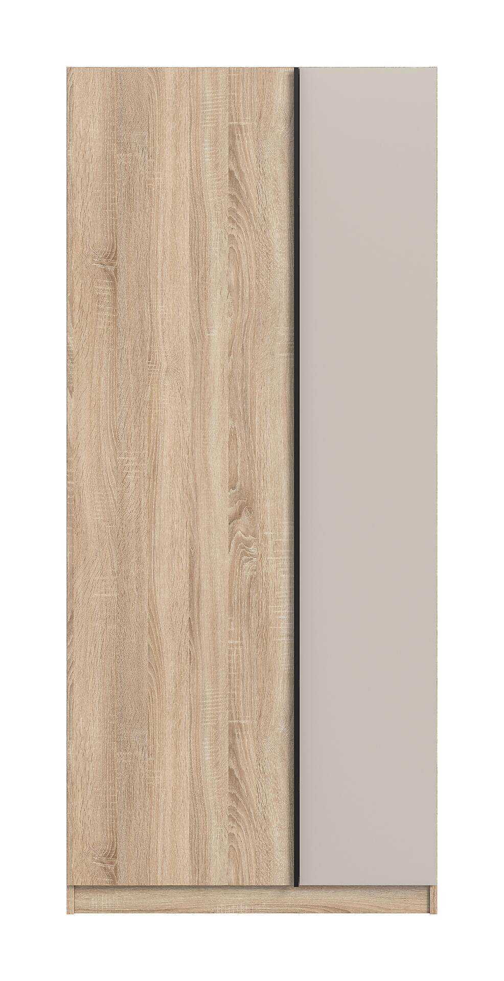 Kleiderschrank OAKLAND Eiche Sonoma Nachbildung Cashmere B/H/T: ca. 80x183x53 cm