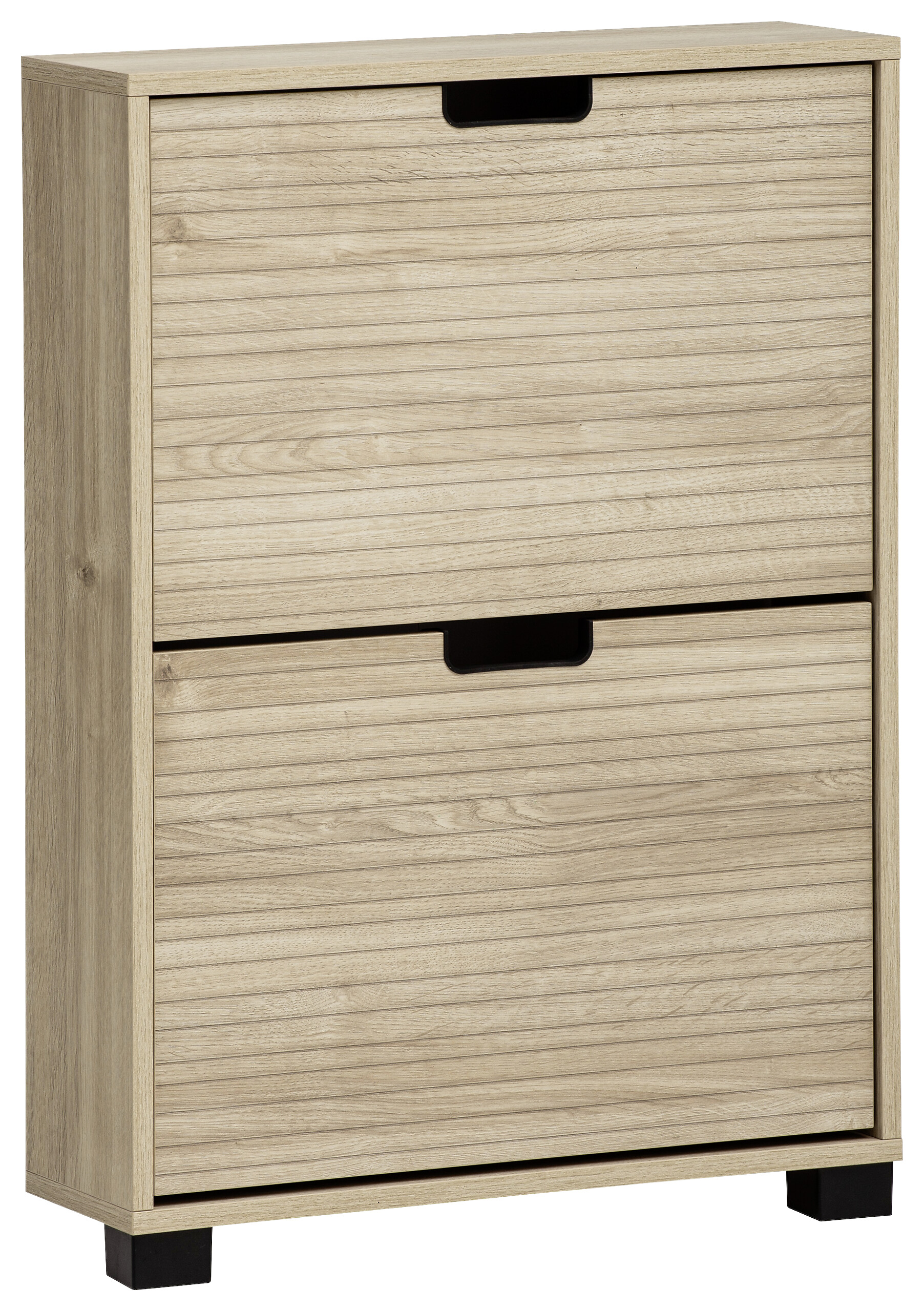 Schuhkipper Emmik Eiche Eiche weiß Nachbildung B/H/T: ca. 59,8x85,2x19,55 cm