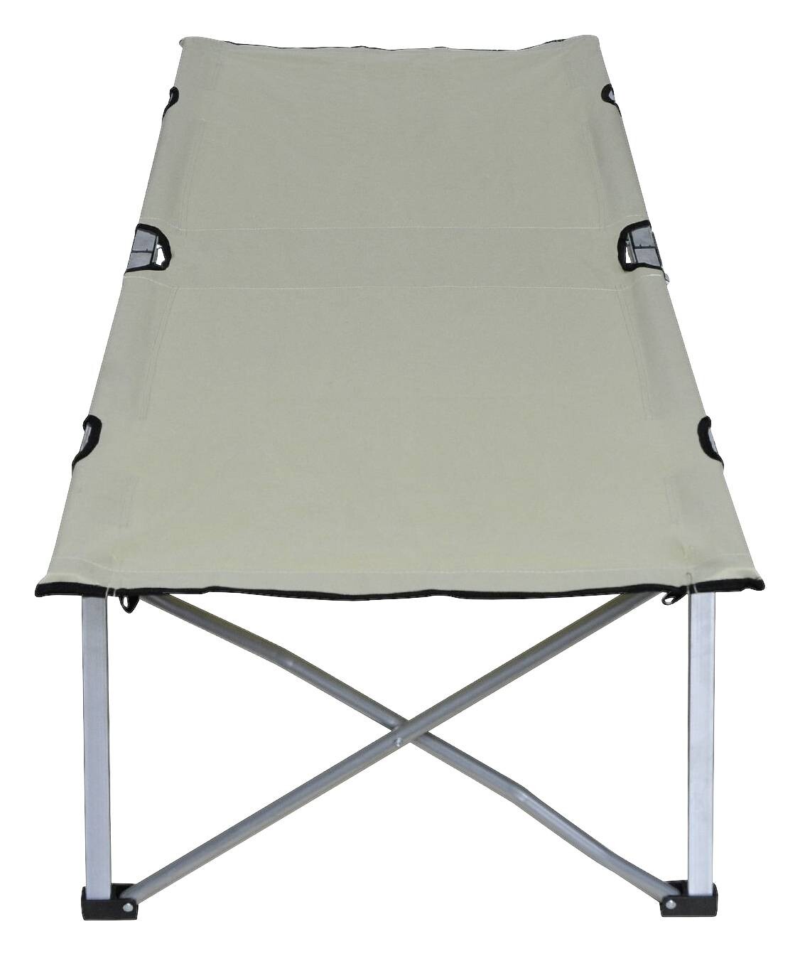 Outsunny Feldbett beige Metall B/H/L: ca. 64x40x193 cm