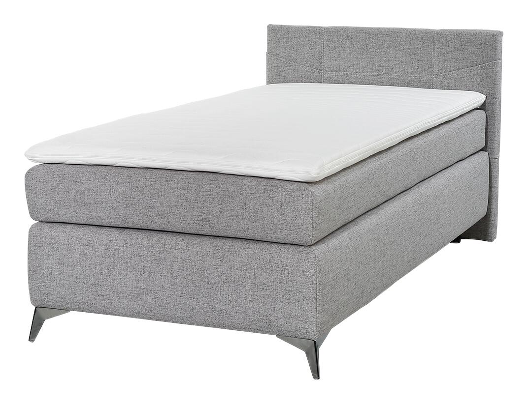 Boxspringbett  grau Liegefläche B/L: ca. 100x200 cm