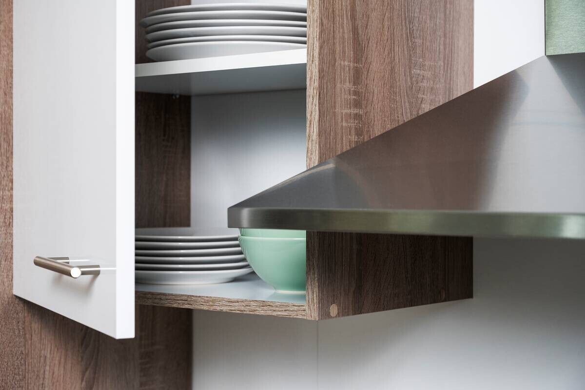 Respekta Winkelküche KBL280EYWS weiß B/H/T: ca. 280x205x172 cm