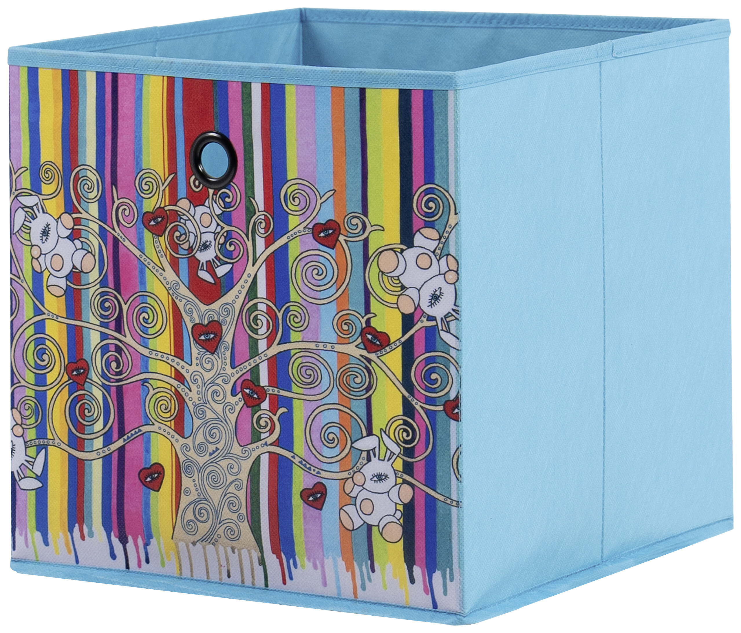 Stoffbox Stoffbox türkis B/H/T: ca. 32x32x32 cm