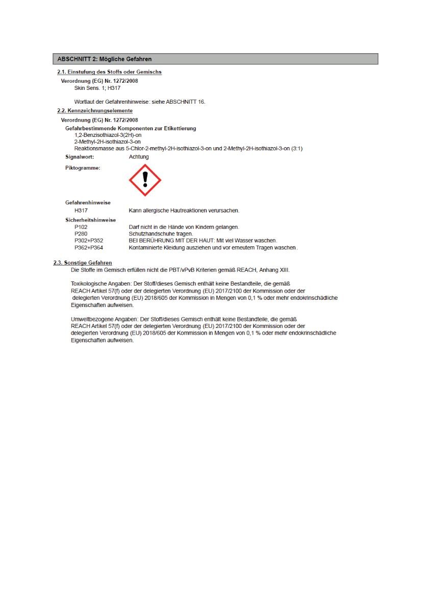 POCOline Raumfarbe Zarte Farben Buttercreme ca. 10 l