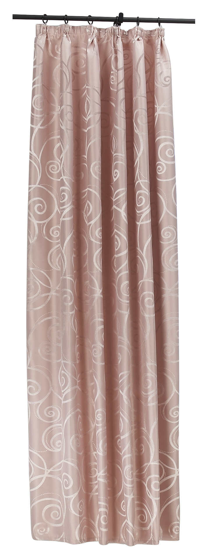 silver edition Dekovorhang Triest rosé B/H: ca. 140x175 cm