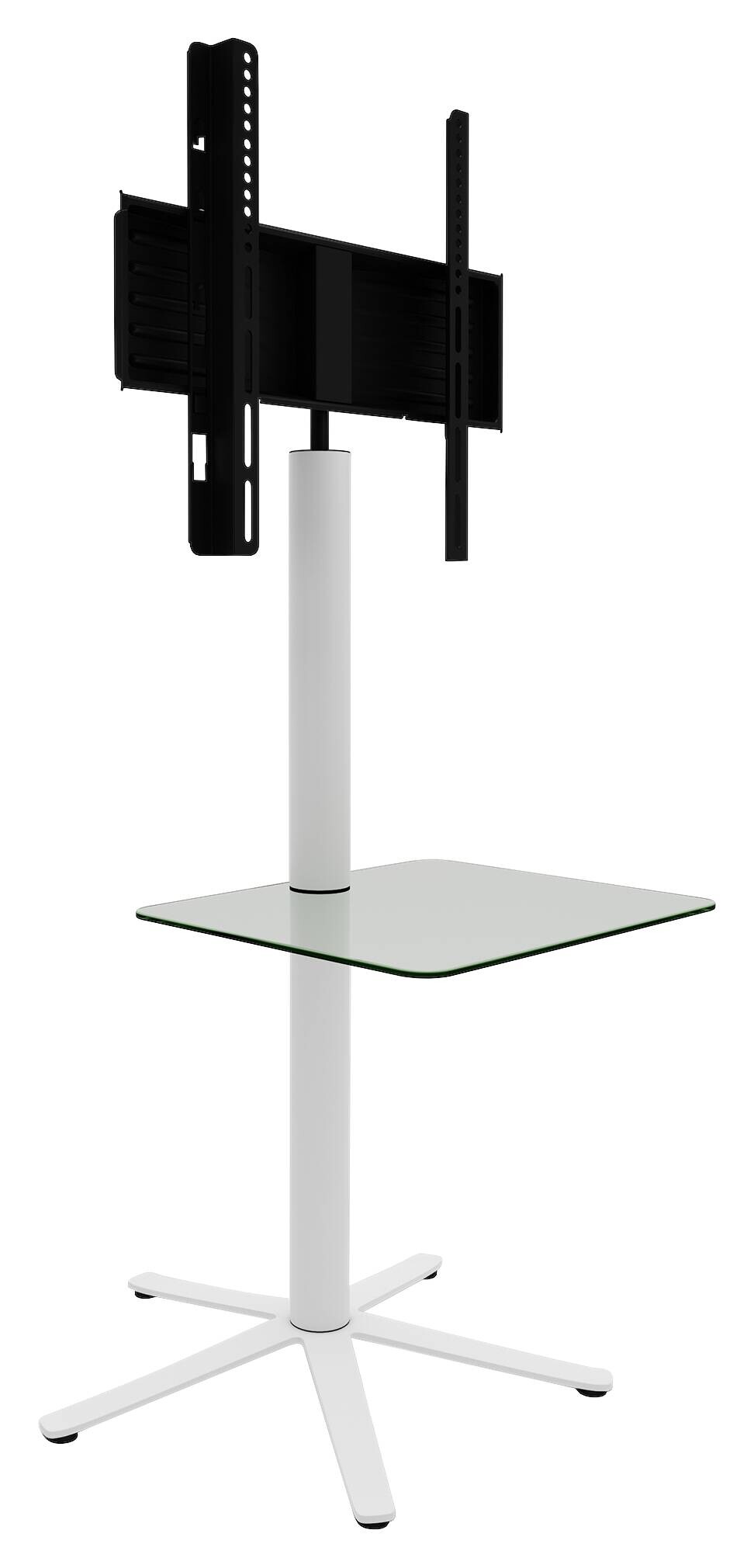 VCM TV-StandfußXila weiß