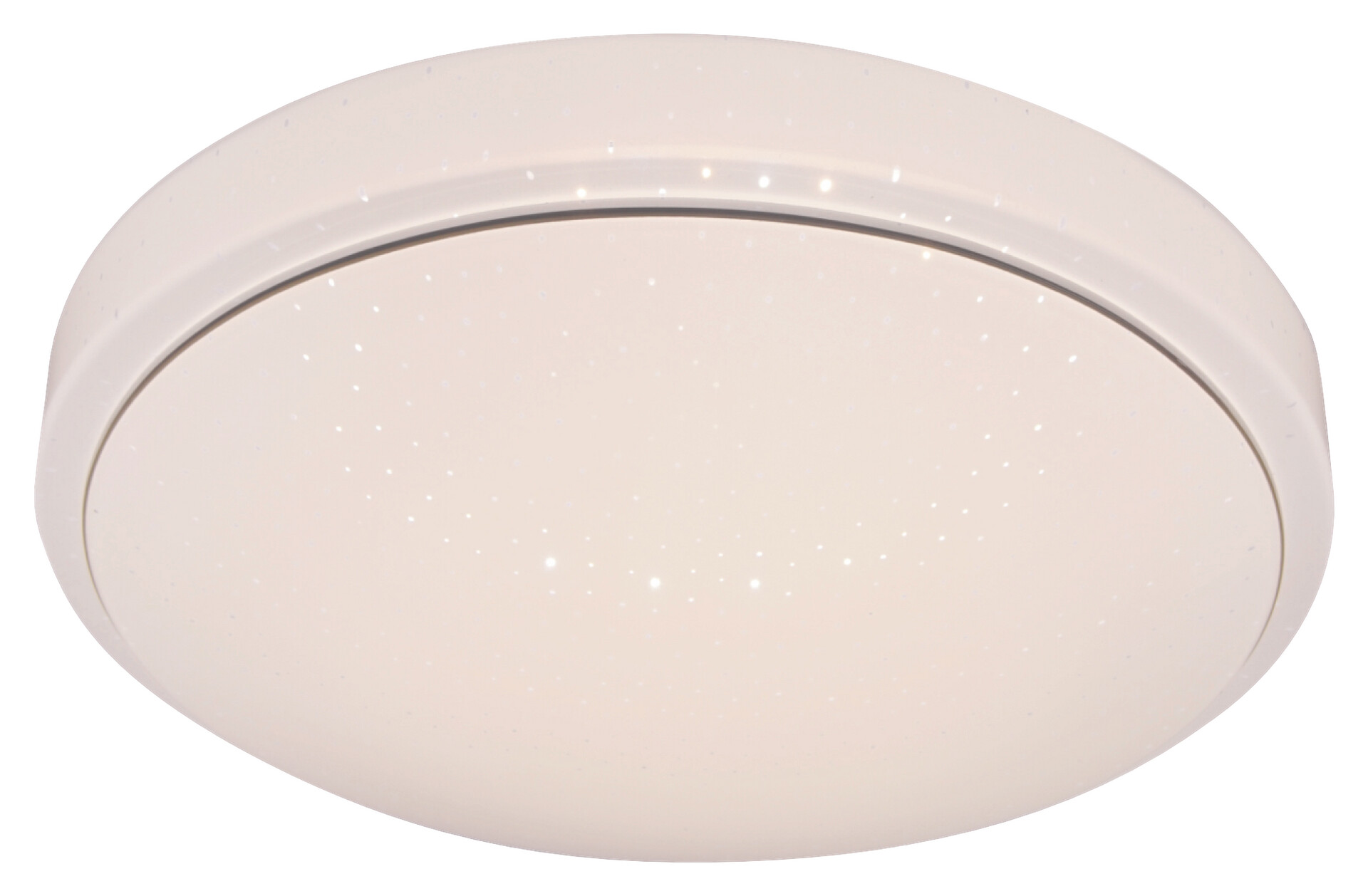 POCOline Deckenleuchte Cosmos weiß Chrom Kunststoff Metall D: ca. 58 cm