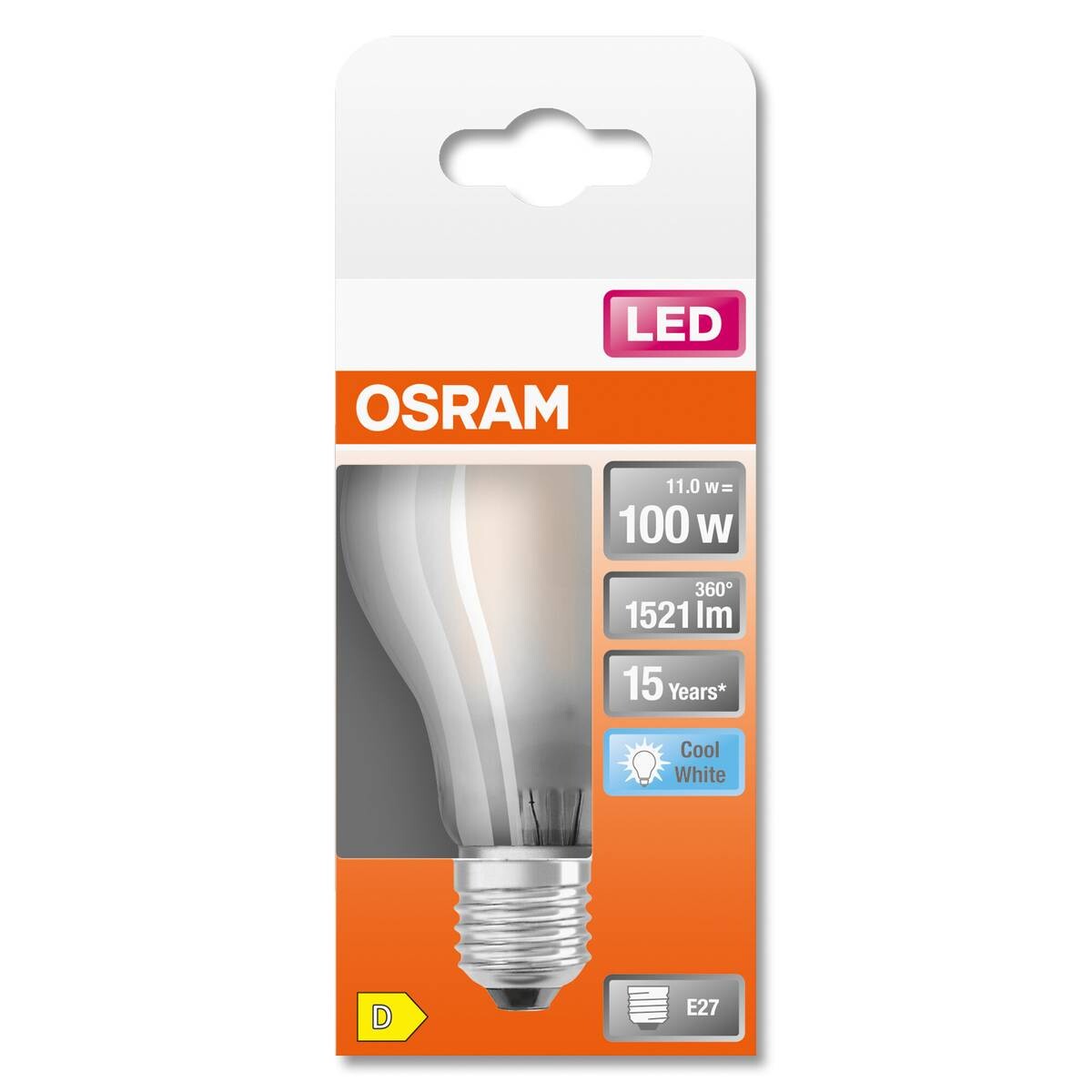 OSRAM Tropfenlampe E27