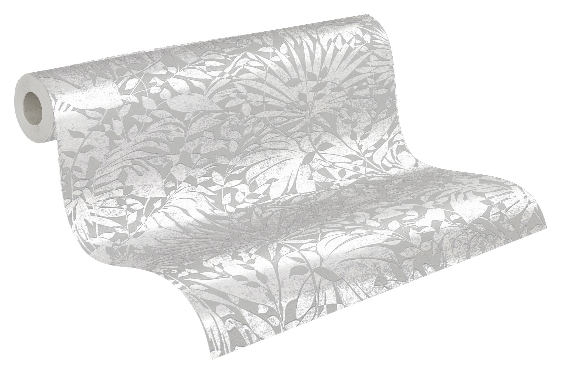 A.S.Creation Vliestapete silber grau weiß B/H/D: ca. 53x1005x8,5 cm