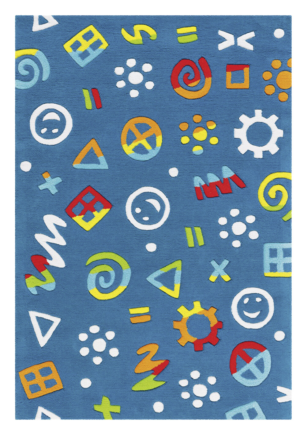 Arte Espina Kurzflorteppich Spirit Glowy 3146 blau B/L: ca. 110x160 cm