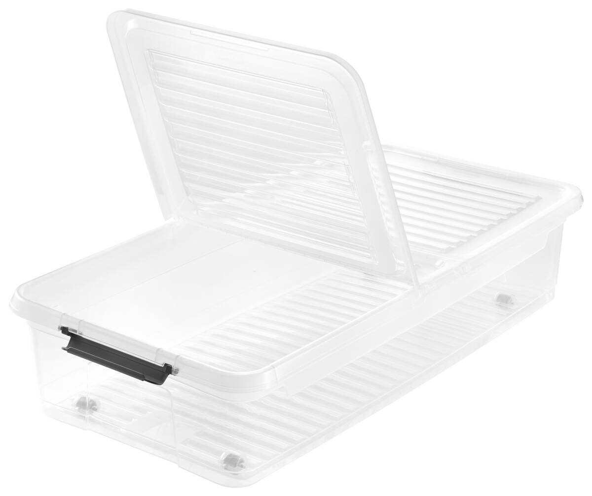 Aufbewahrungsbox transparent B/T/L: ca. 38x77x38 cm