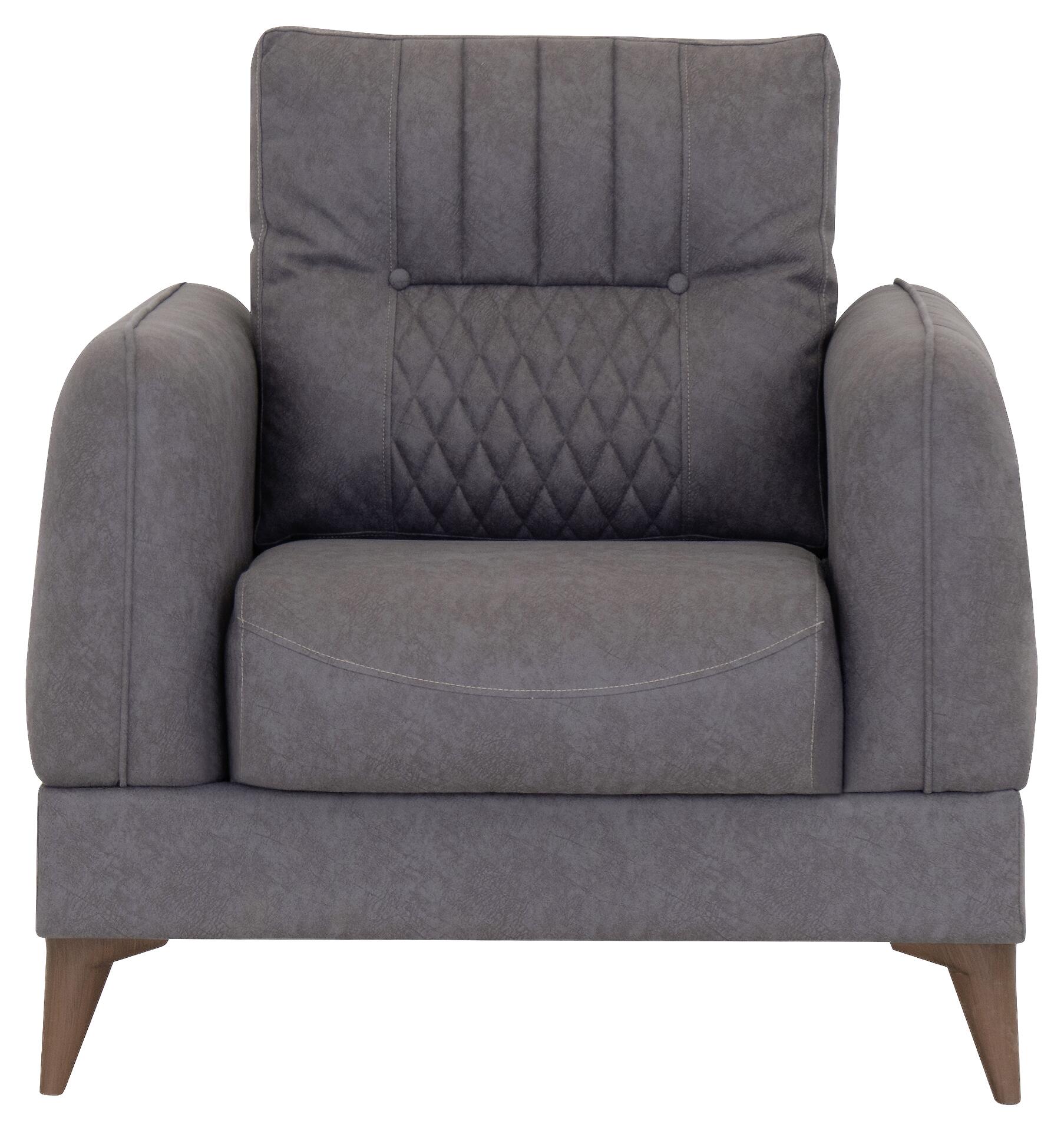 Sofa 3-2-1 Mislina blaugrau Microfaser