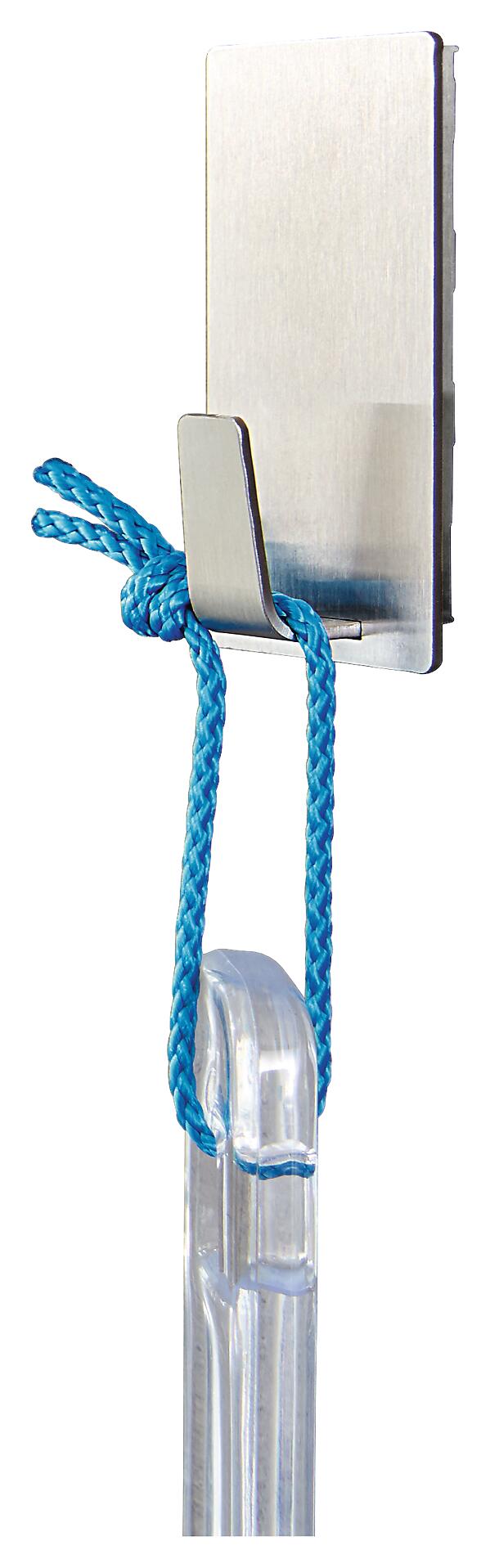 Powerstrips Chrom Edelstahl B/H/L: ca. 2,8x6x2 cm