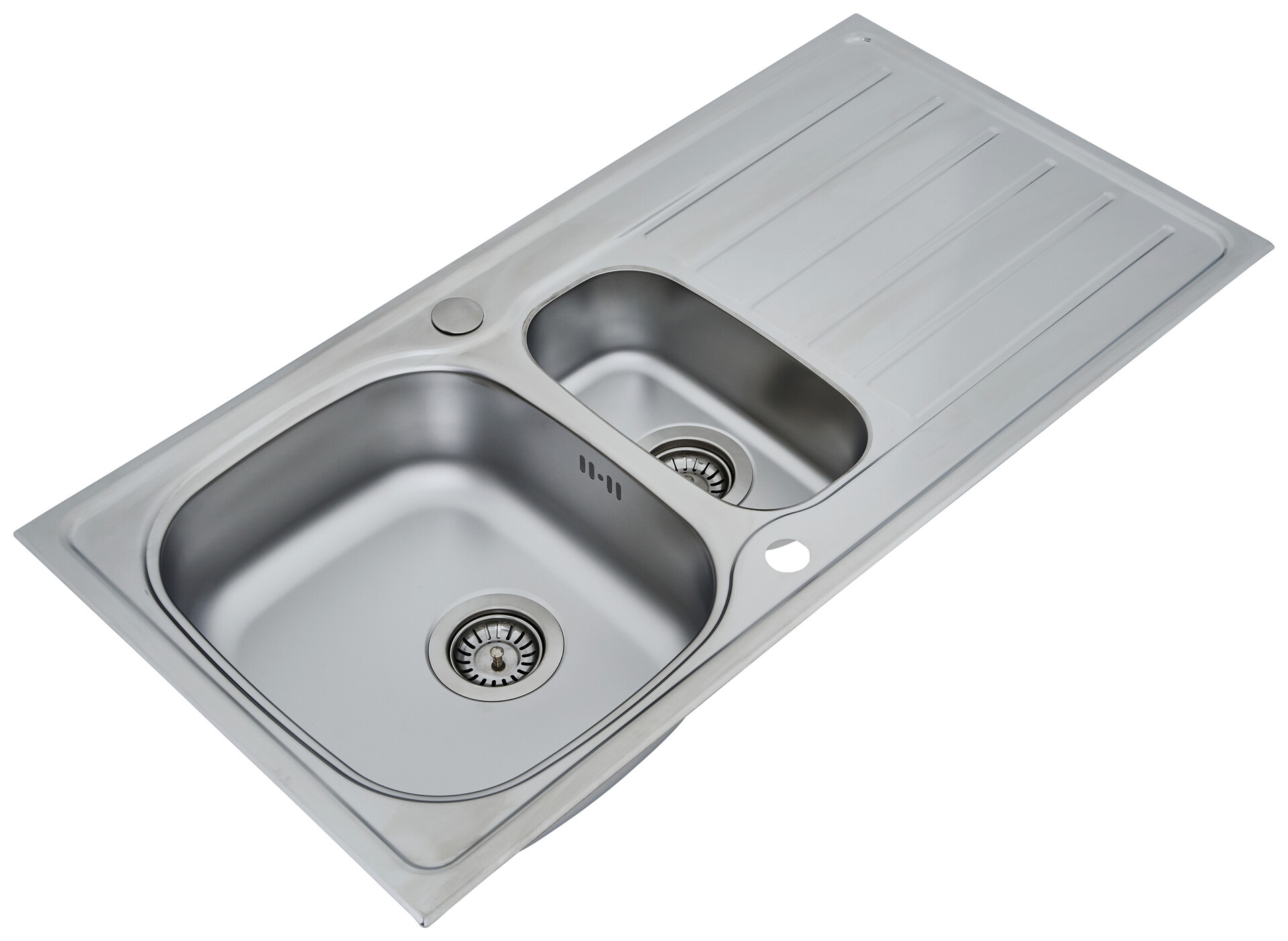 Respekta Einbauspüle Dallas 100 x 50 Edelstahl B/H/T: ca. 86x17x50 cm