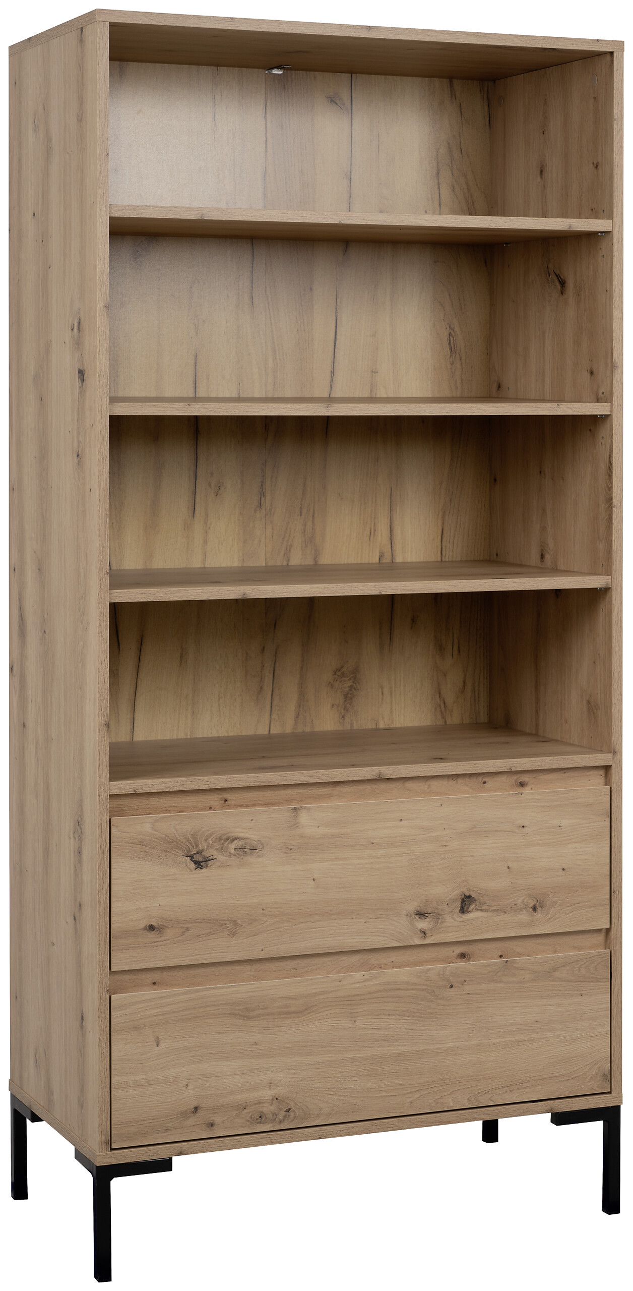 Regal Korsika Eiche Artisan Nachbildung B/H/T: ca. 78x165x40 cm