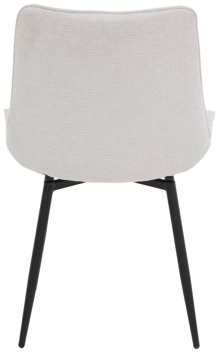 Stuhl Newport, 4er-Set beige Microfaser Webstoff B/H/T: ca. 54x85x63 cm