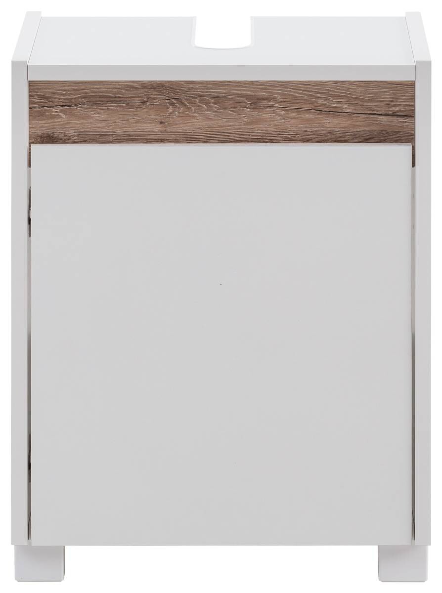 Waschbeckenunterschrank Cosmo perlweiß Optik B/H/T: ca. 41,8x54,6x33 cm