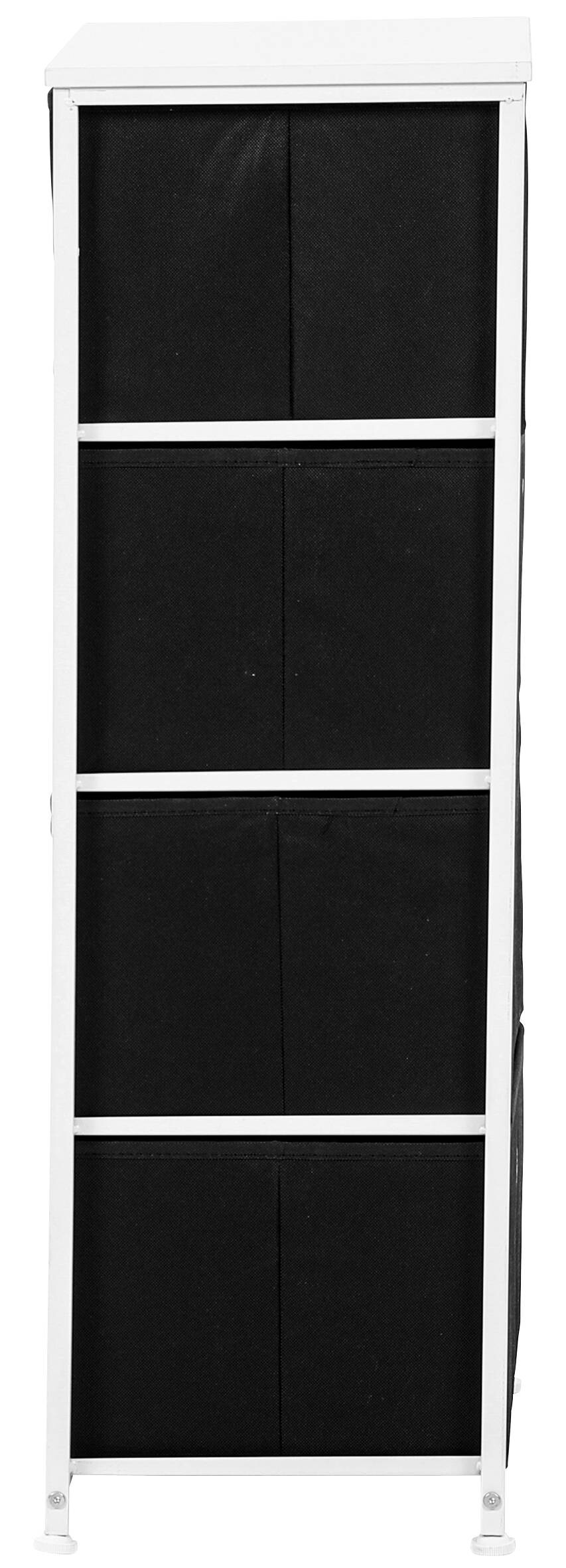 Axentia Aufbewahrungsregal weiß Metall