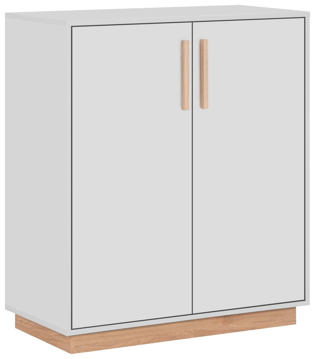 Kommode Split grau Jackson Hickory Nachbildung B/H/T: ca. 82x94x40 cm