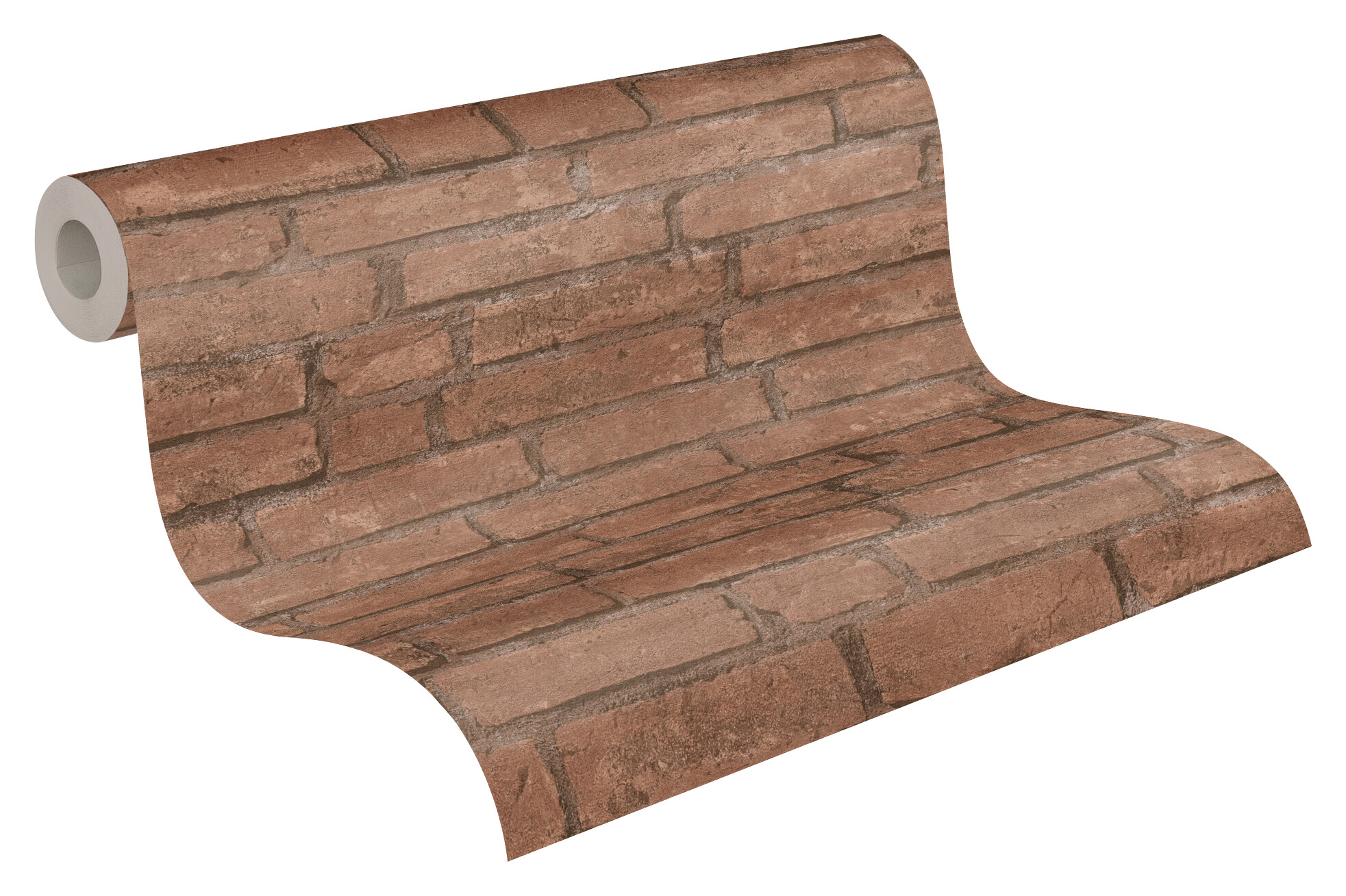 A.S.Creation Vliestapete orange braun B/H/D: ca. 53x1005x8,3 cm