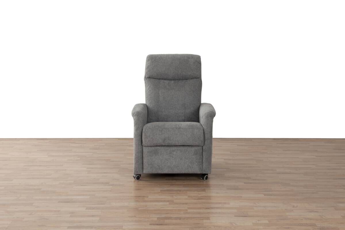 TV-Sessel Bonn hellgrau Microfaser B/H/T: ca. 78x111x94 cm