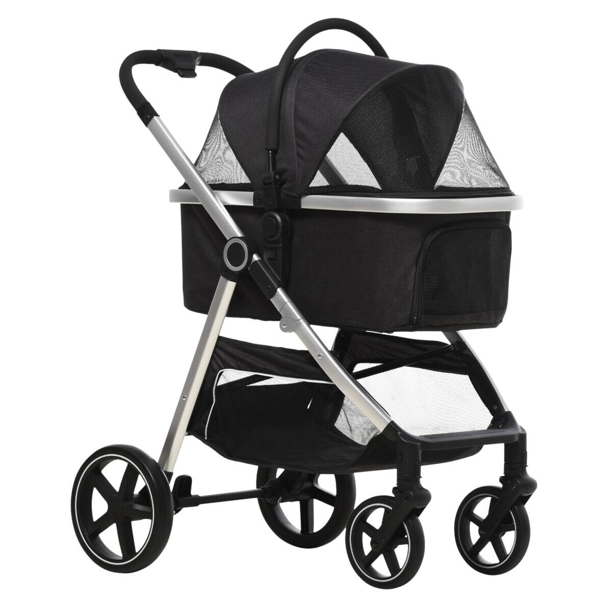 PawHut Hunde-Zubehör schwarz Polyester B/H/L: ca. 58x83x102 cm