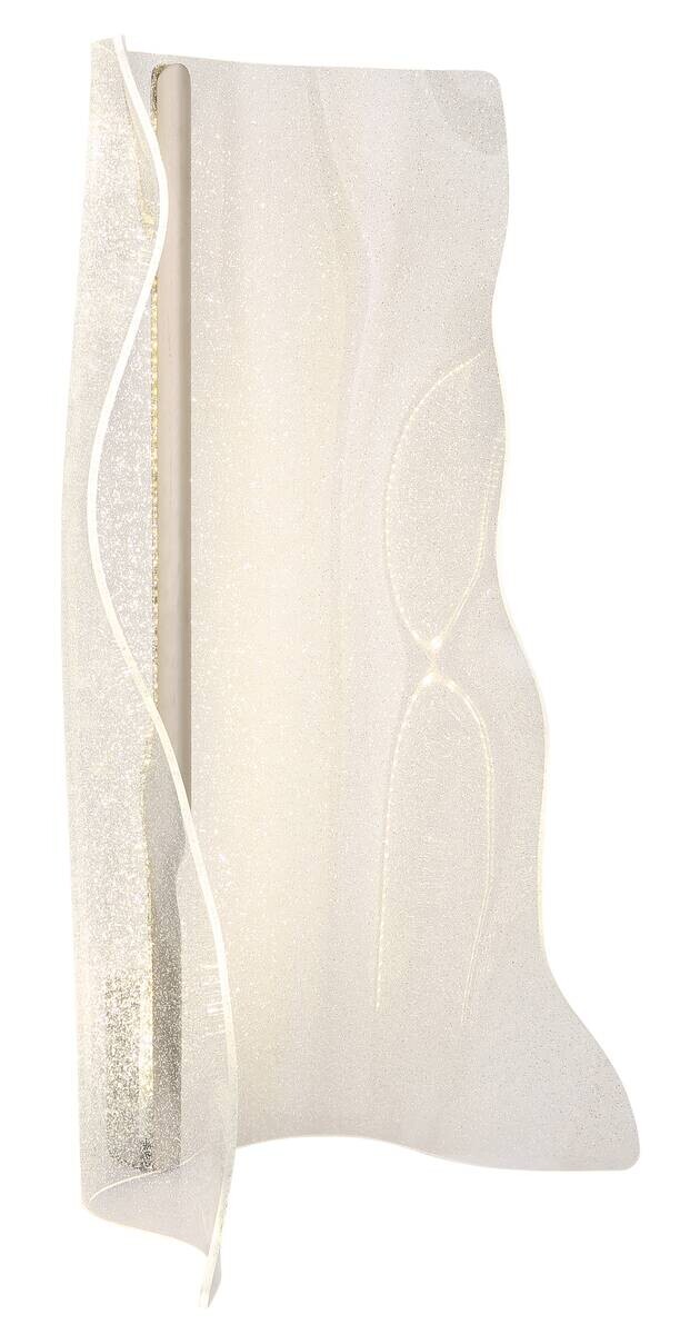 GLOBO LED-Tischleuchte nickel matt Metall Aluminium B/H/T: ca. 33,5x60x25 cm