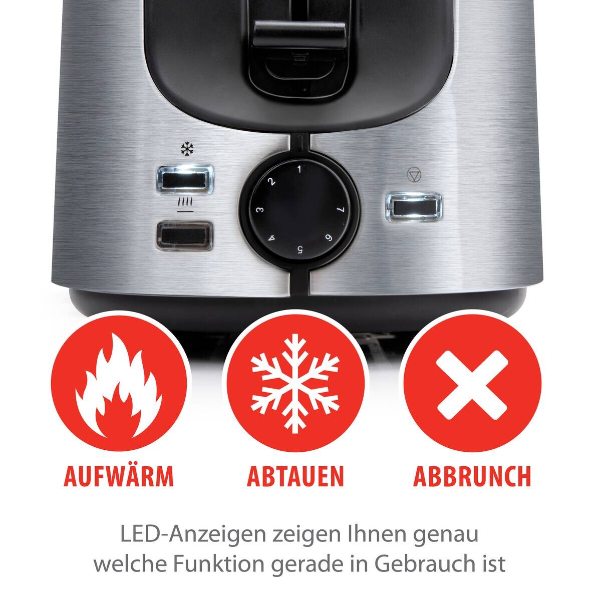 alpina Toastautomat silber Edelstahl