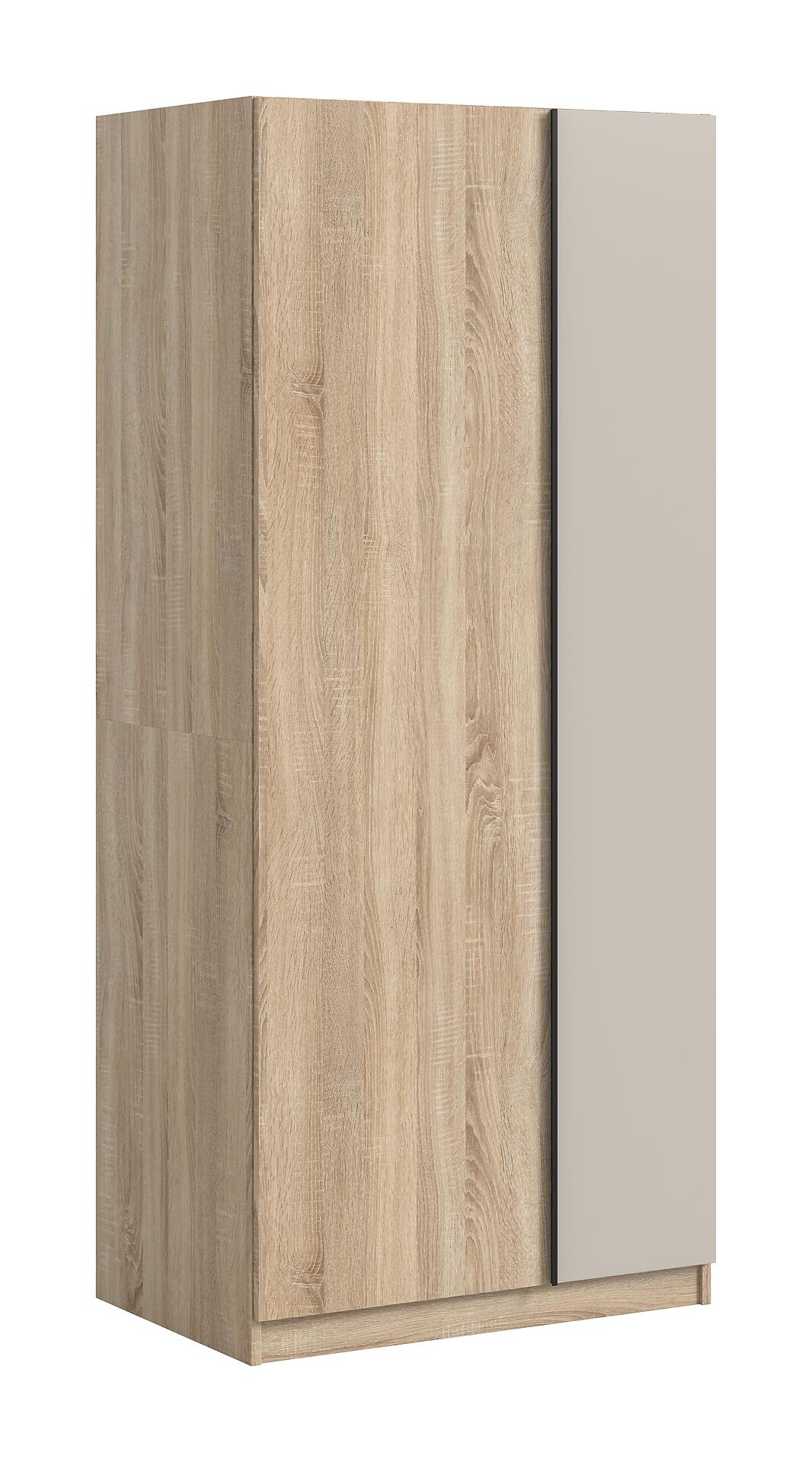 Kleiderschrank OAKLAND Eiche Sonoma Nachbildung Cashmere B/H/T: ca. 80x183x53 cm