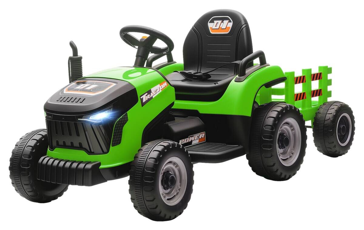 AIYAPLAY Elektrischer Traktor grün B/H/L: ca. 58x55x139 cm