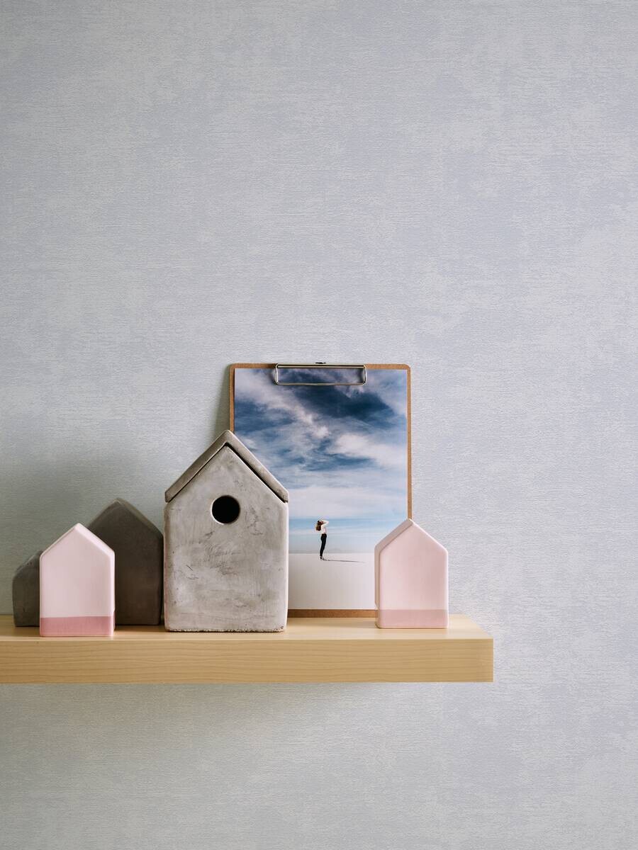 A.S.Creation Vliestapete Attractive Uni grau B/L: ca. 53x1005 cm