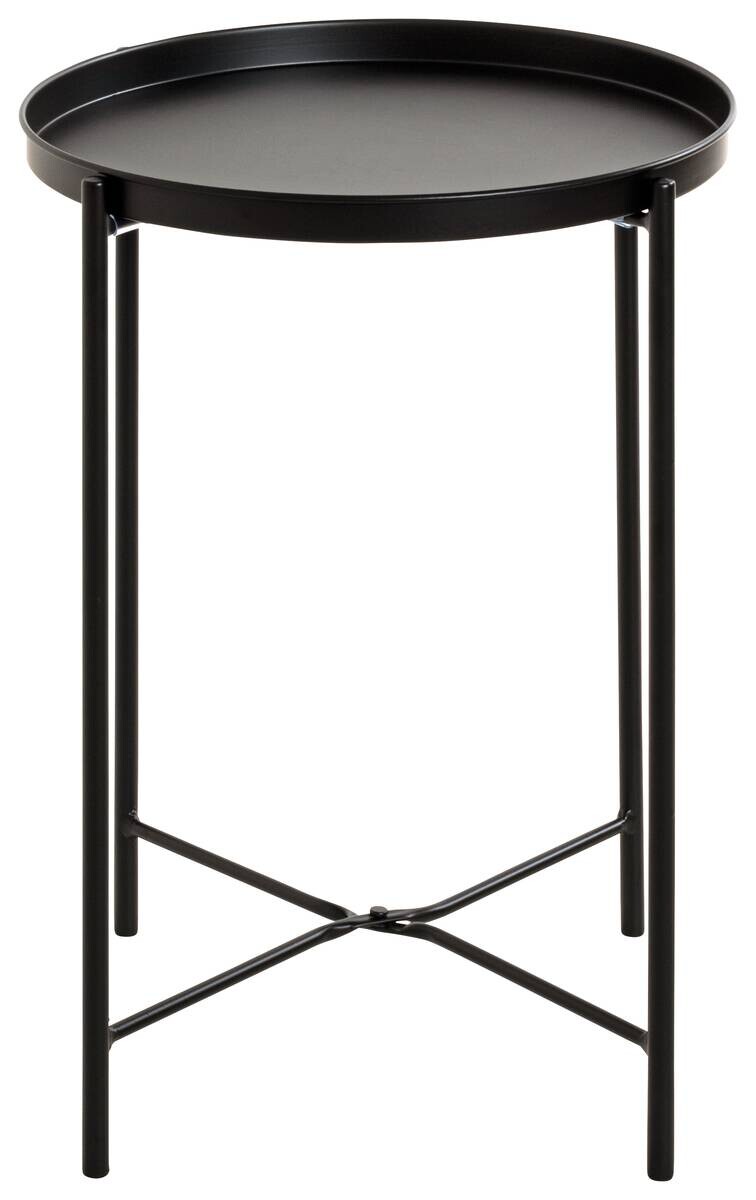 Beistelltisch schwarz H/D: ca. 50x39 cm Beistelltisch schwarz H/D: ca. 50x39 cm