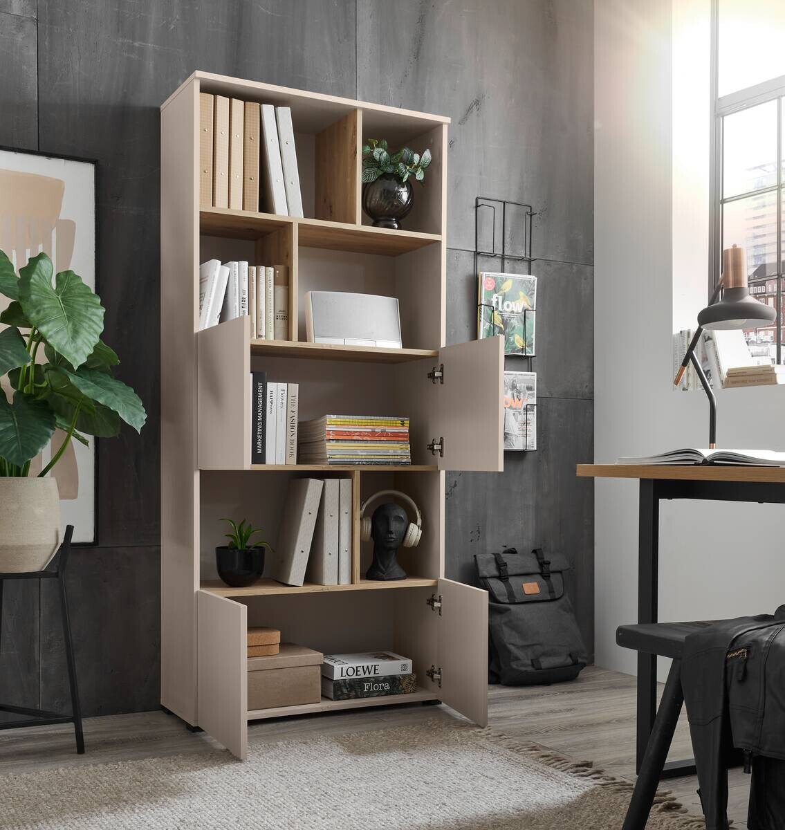 Regal Savanna Cashmere B/H/T: ca. 80x180x35 cm