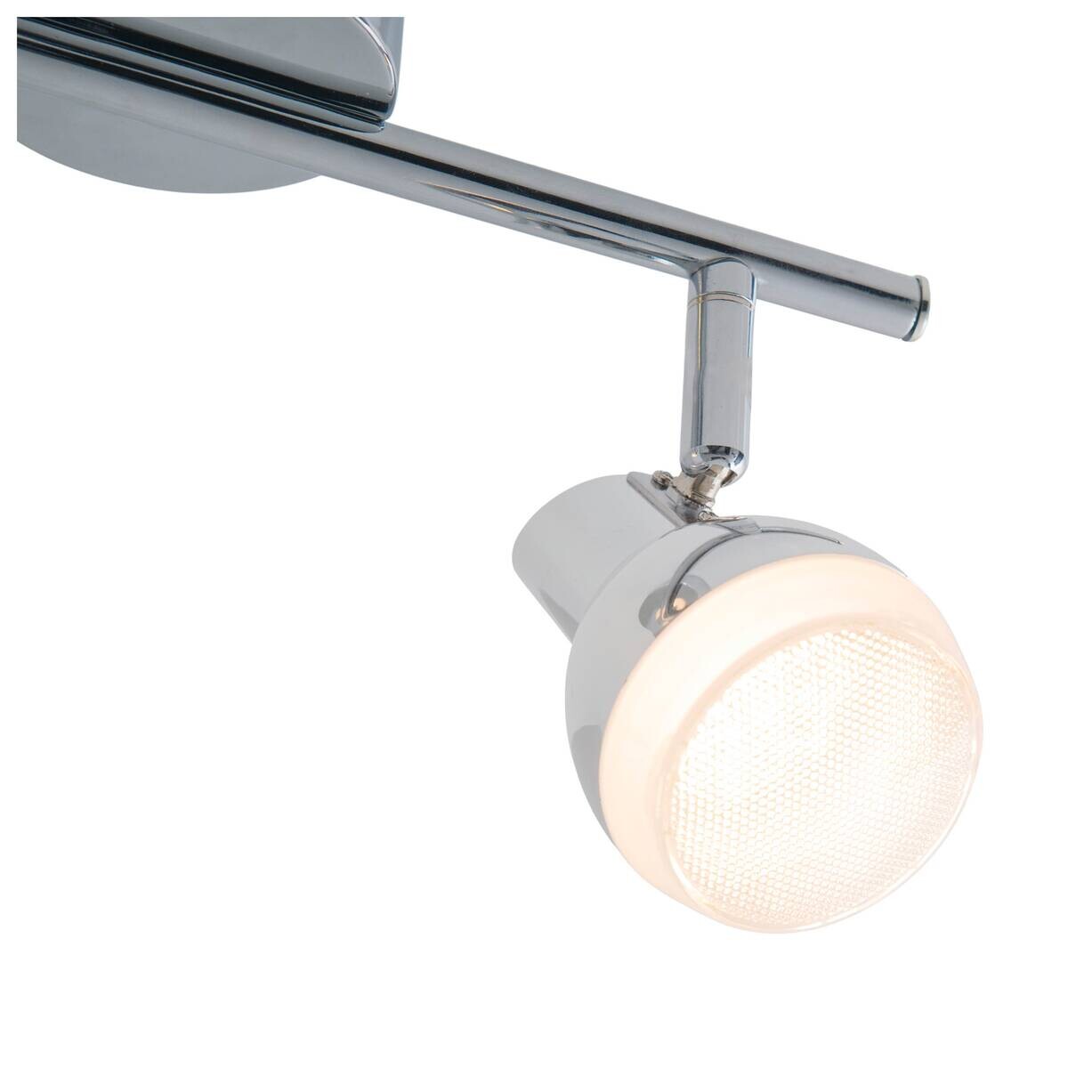 Näve Leuchten LED-Spot Chrom Kunststoff Metall B/H/T: ca. 30x13x8 cm 2 Brennstellen