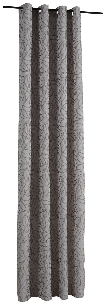 Ösenvorhang Siena taupe B/L: ca. 140x245 cm