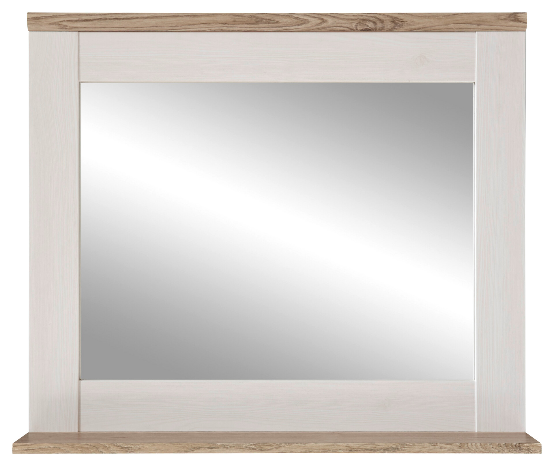 Wandspiegel Romance Sibiu Lärche Nachbildung Eiche San-Remo Nachbildung B/H/T: ca. 80x70x12 cm
