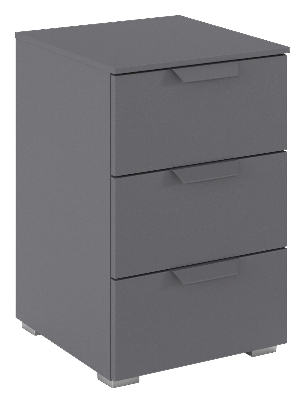 Nachtkonsole Aditio grau B/H/T: ca. 40x61x42 cm