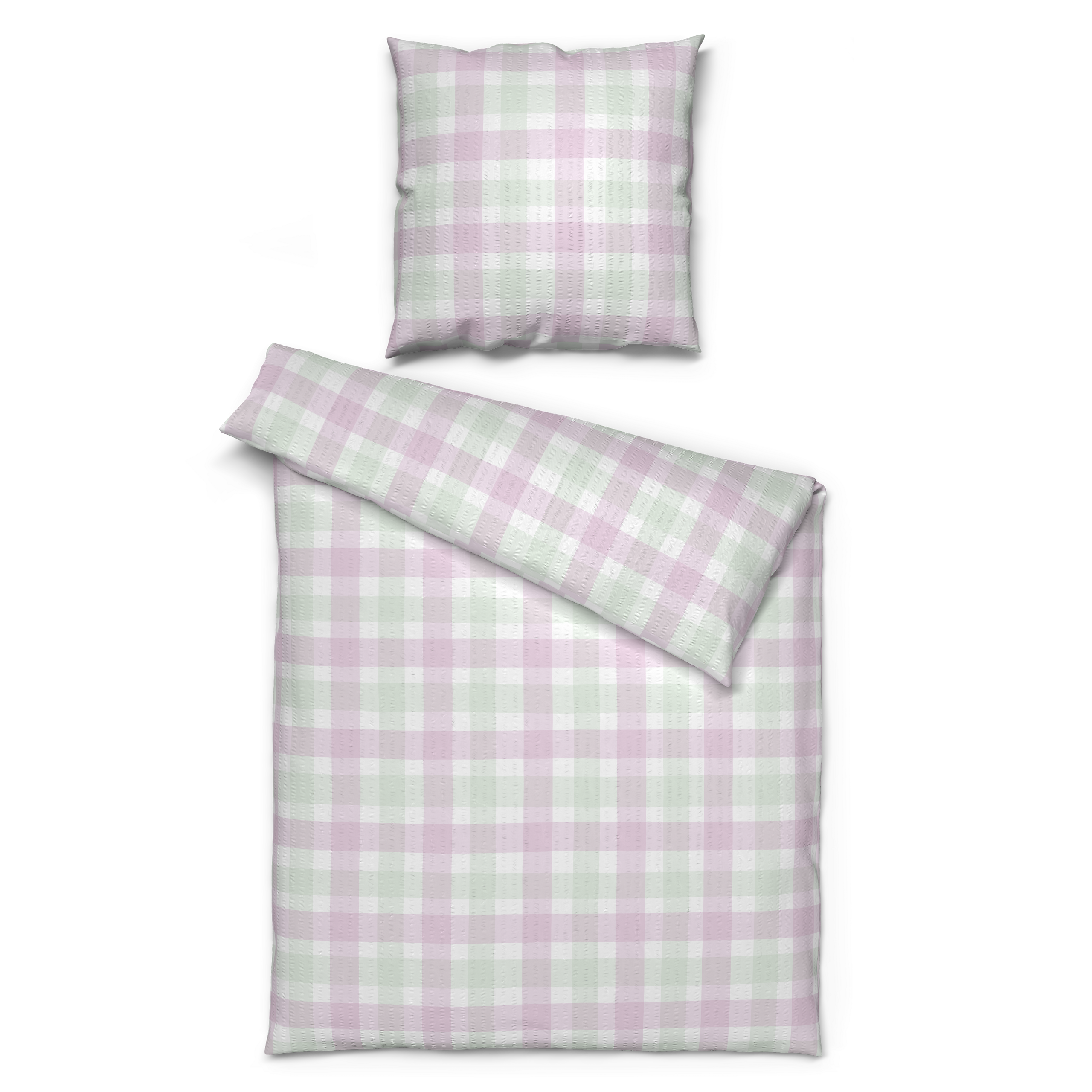 Microfaser Bettwäsche Seersucker