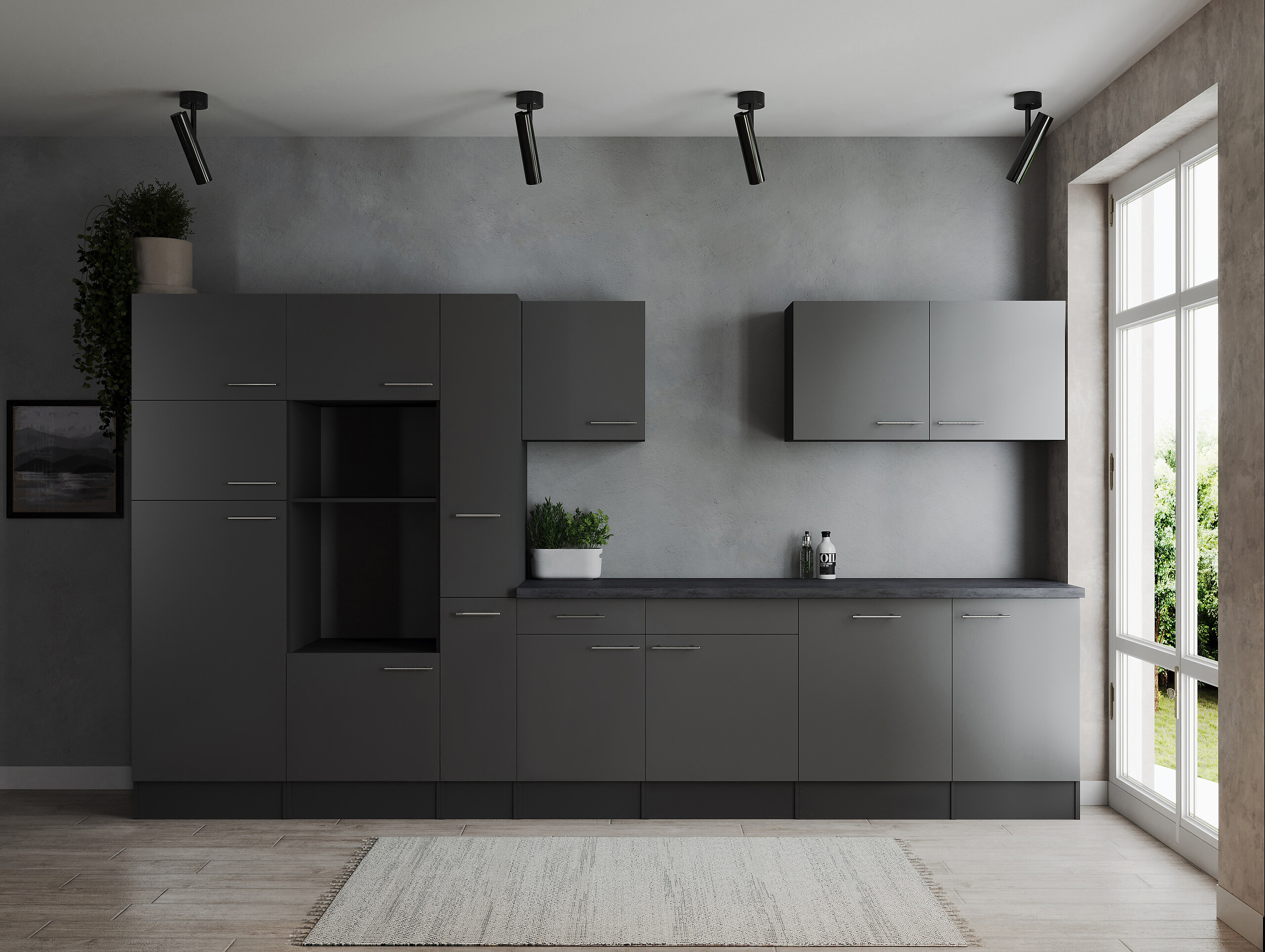 Küchenblock Oliver B/H/T: ca. 370x205x60 cm