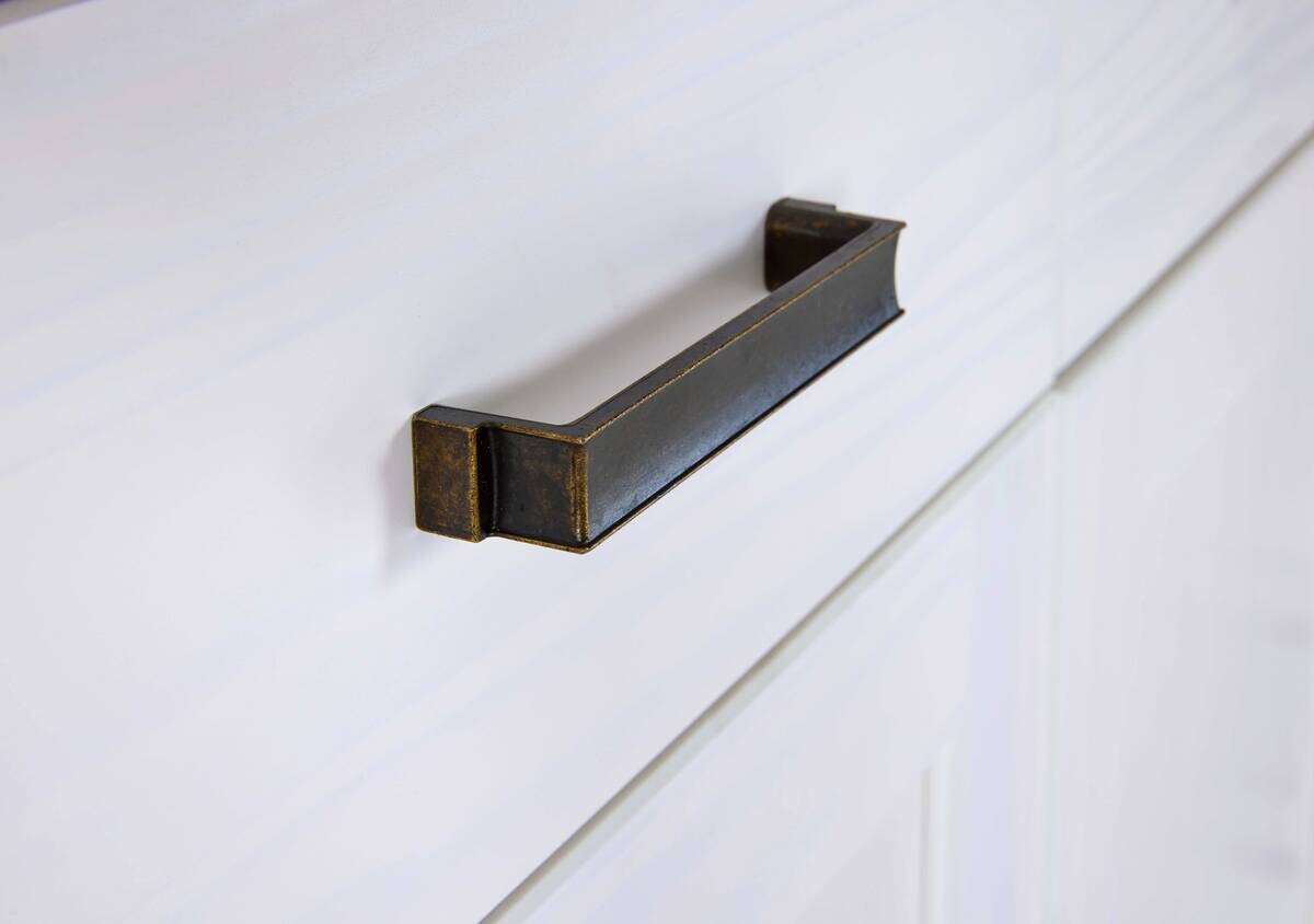 Kommode Maluno weiß lackiert B/H/L: ca. 48,3x103,8x166,4 cm