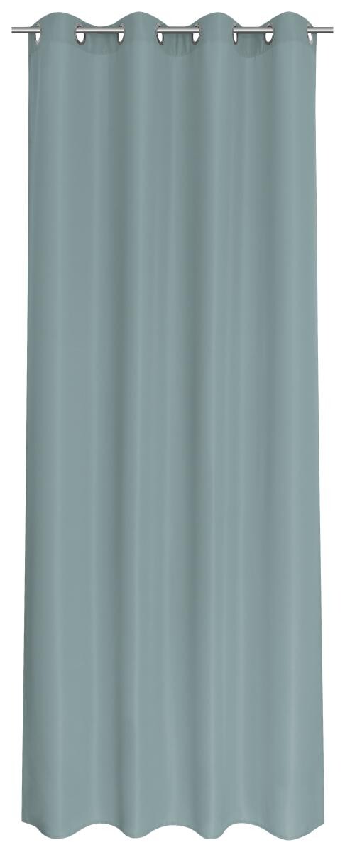 POCOline Ösenvorhang Sorrento rauchblau B/L: ca. 140x245 cm