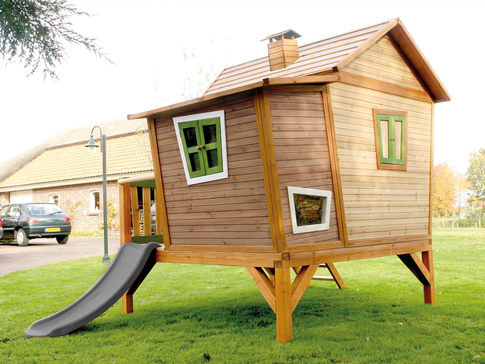 AXI Spielhaus Emma grün B/H/L: ca. 349x227x193 cm