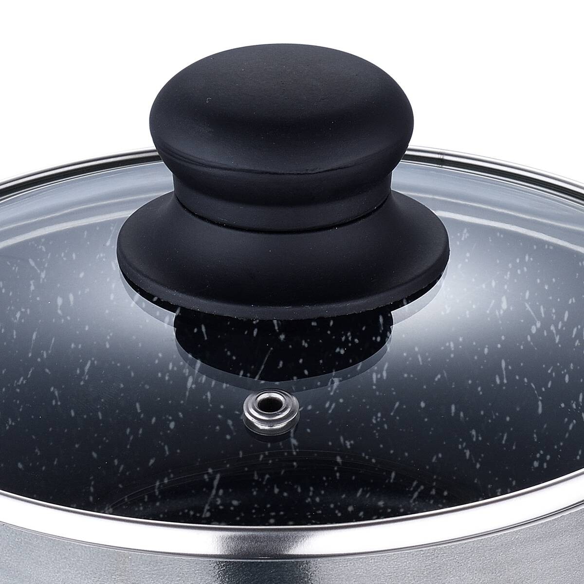 SAN IGNACIO Kochgeschirrset Soria schwarz Aluminium 4 tlg.