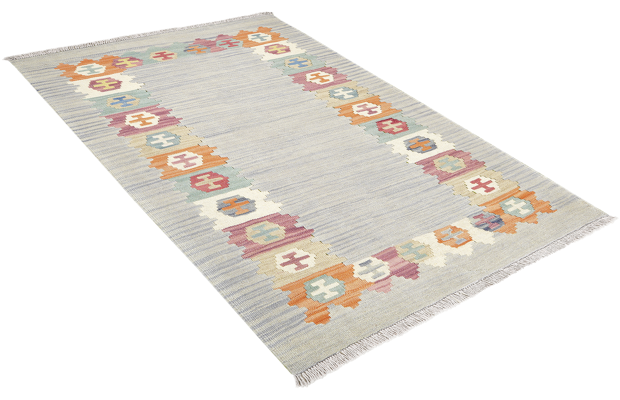 PersaTepp Teppich Kelim Gashgai bunt B/H/L: ca. 100x1x147 cm