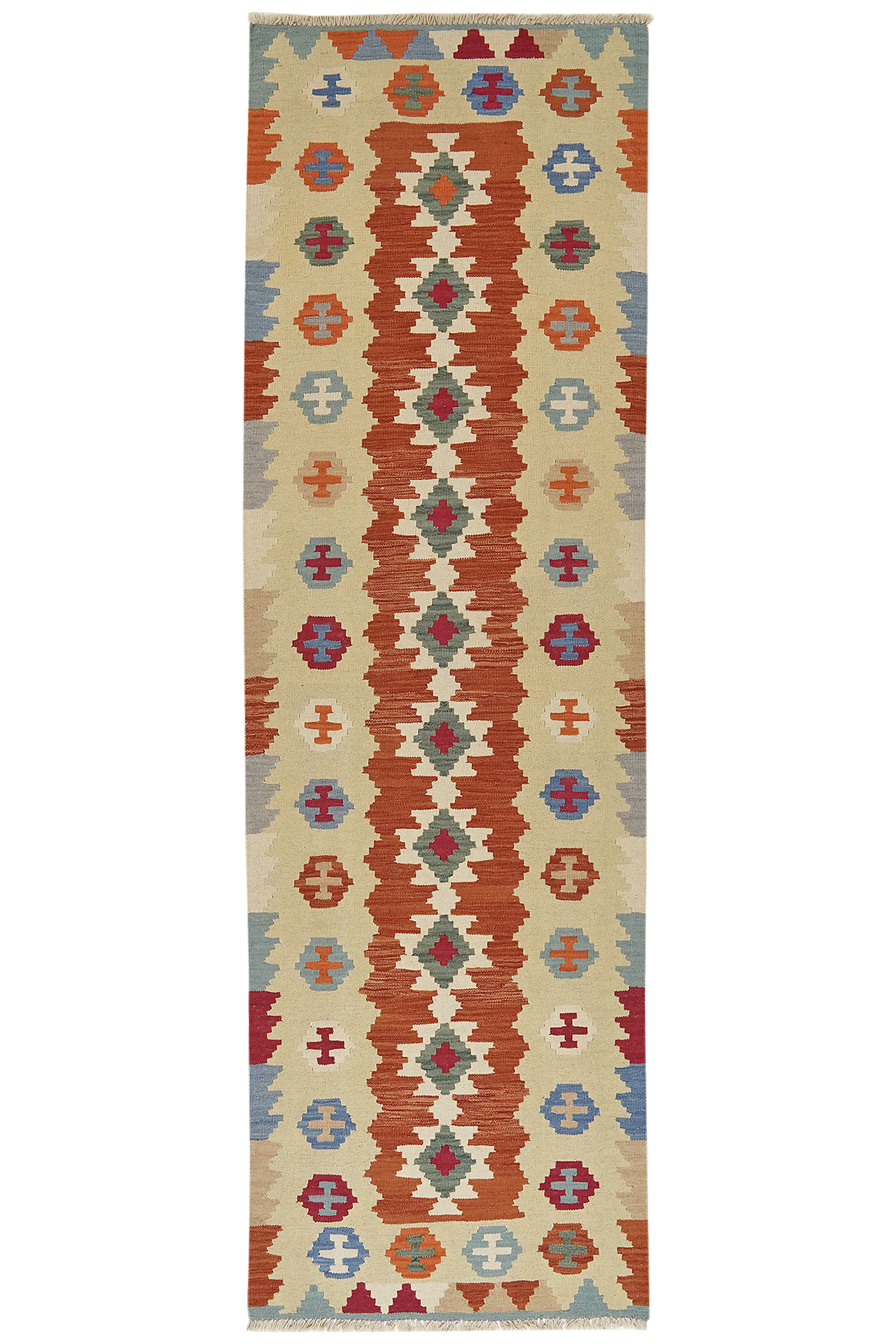 PersaTepp Teppich Kelim Gashgai beige B/H/L: ca. 90x1x290 cm PersaTepp Teppich Kelim Gashgai beige B/H/L: ca. 90x1x290 cm