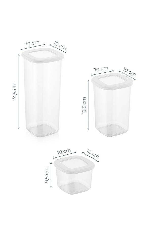 HermiaConcept Frischhaltebox-Set Salah 18-tlg. weiß