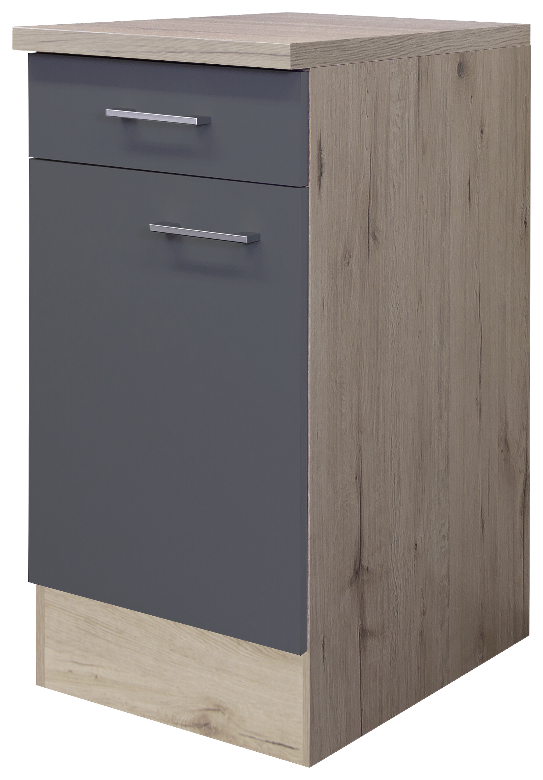 Unterschrank Morena grau matt B/H/T: ca. 40x85x60 cm Unterschrank Morena grau matt B/H/T: ca. 40x85x60 cm
