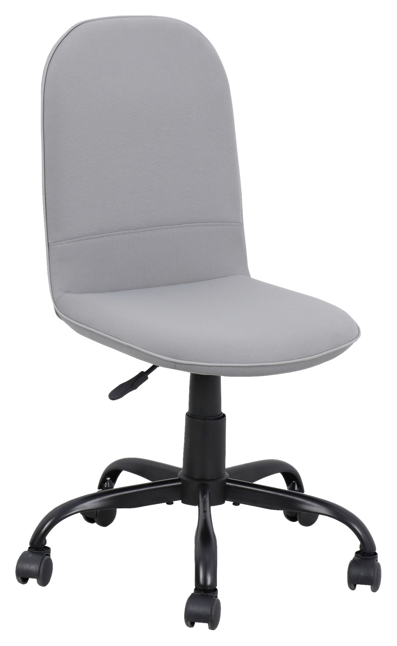 Drehstuhl TROLLY schwarz grau Metall Stoff