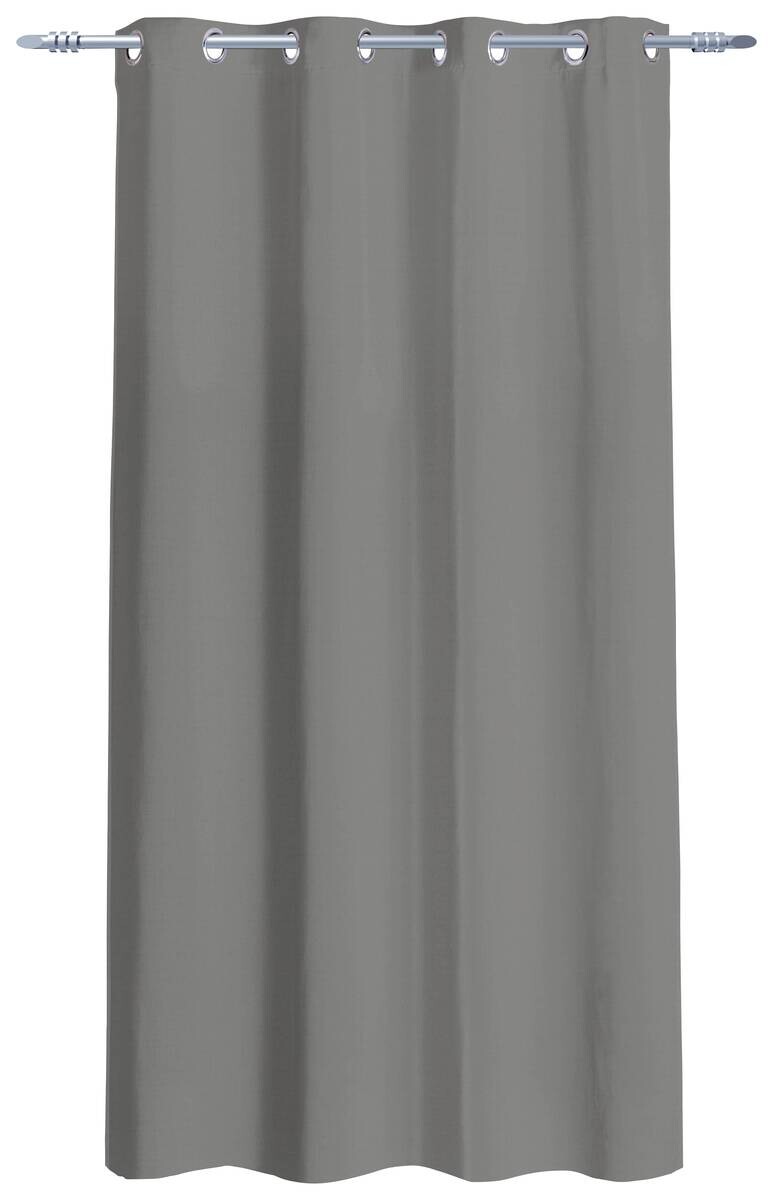 Verdunklungsvorhang Darkness silber B/L: ca. 135x175 cm